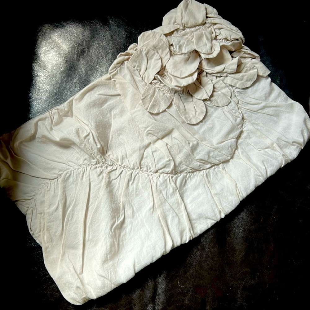 Restoration Hardware Baby & Child Appliqué Fleur Boudoir Pillow Sham Cover